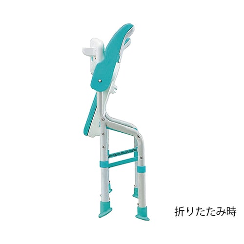 折りたたみシャワーチェアーライトグリーン