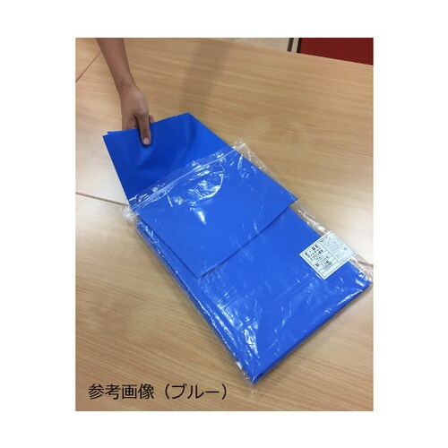 Eー8E W ポリエチエプロン厚手 白M