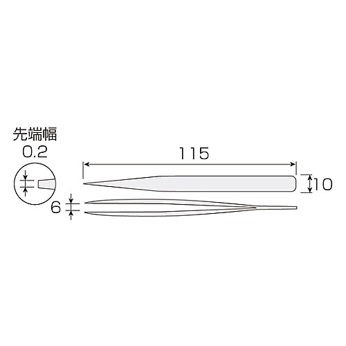 Pー672ピンセット