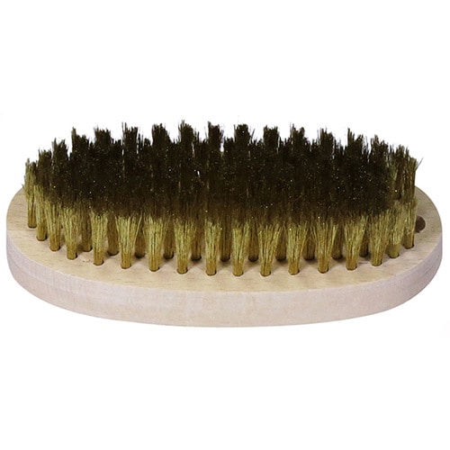真鍮 ワイヤーブラシ 小判型