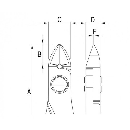 IDーE5142 カッター オーバル 小