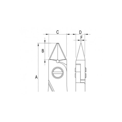 ERGOカッター テーパード(大) フラッシュ