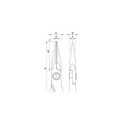 ERGOプライヤー スナイプノーズ(ロング)