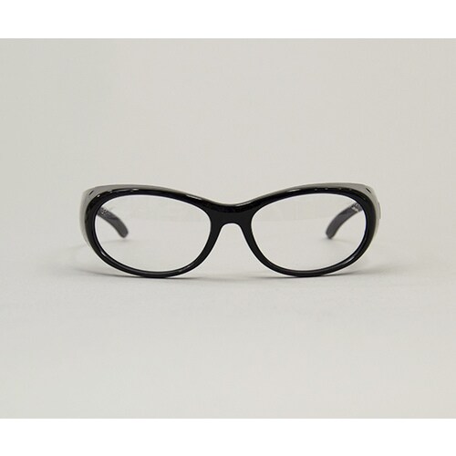 JIS保護メガネ2眼型 ブラック