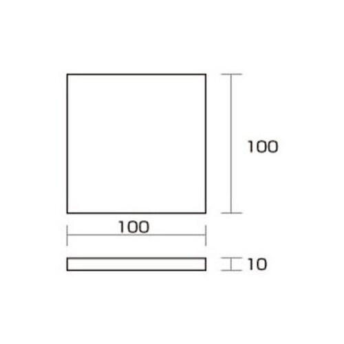 SR10ー10 スポンジ黒 100mm