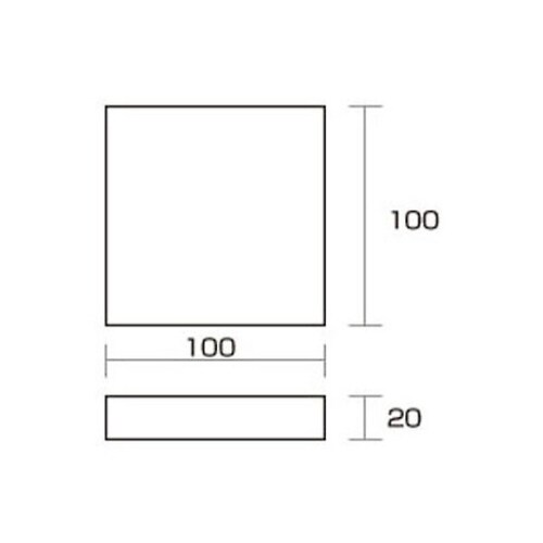 SR20ー10 スポンジ黒 100mm