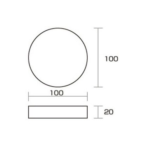 SR20ー100 スポンジ黒100mm丸