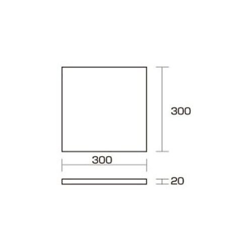 スポンジ 20×300×300mm
