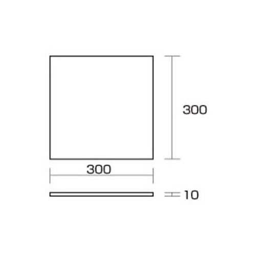SR10ー30 スポンジ黒300×300