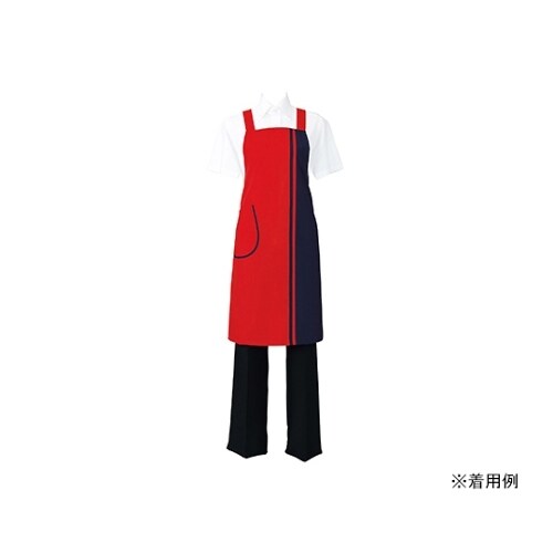 エプロン 赤・紺5ー024 フリー