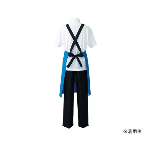 エプロン ブルー.紺