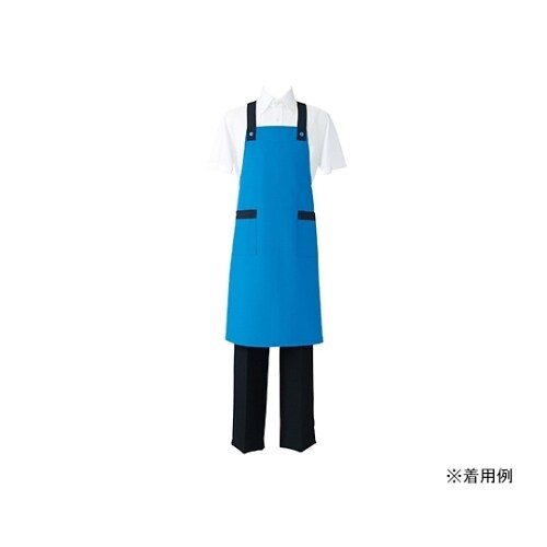 エプロン ブルー.紺