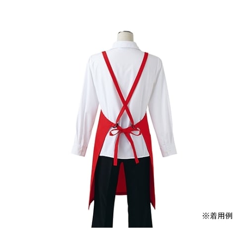 エプロン レッド 5ー413