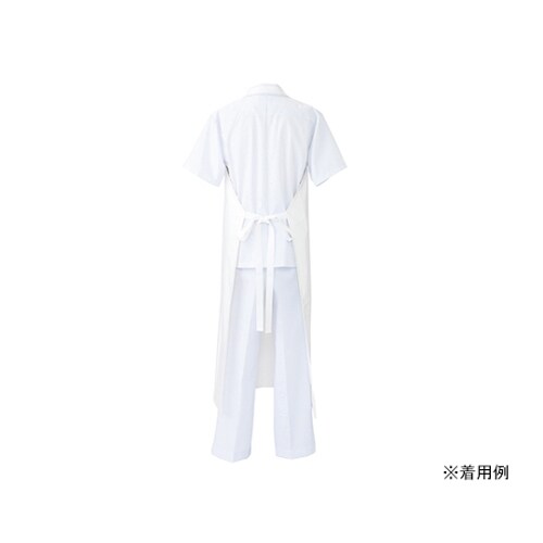 5ー451 防水エプロン白 フリー
