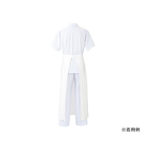 5ー461 防水腰下エプロン白 フリー
