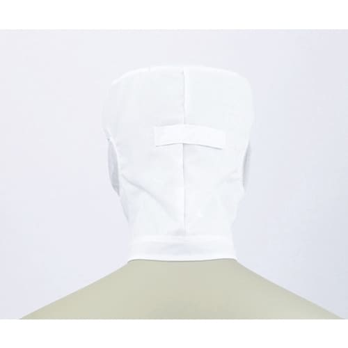 9ー1026 ショート頭巾帽子白エコLL