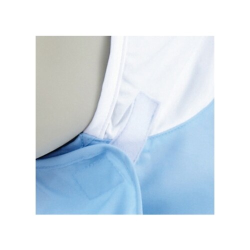 9ー1072 頭巾帽子 ブルー M