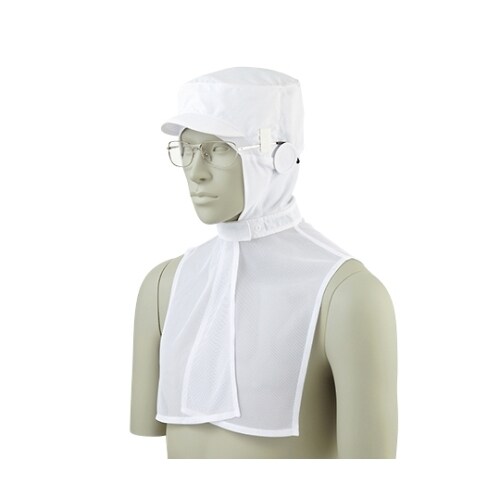 9ー1081 頭巾帽子 白 LL