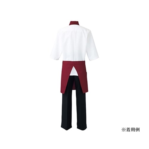 サロンエプロン ワイン ショート丈