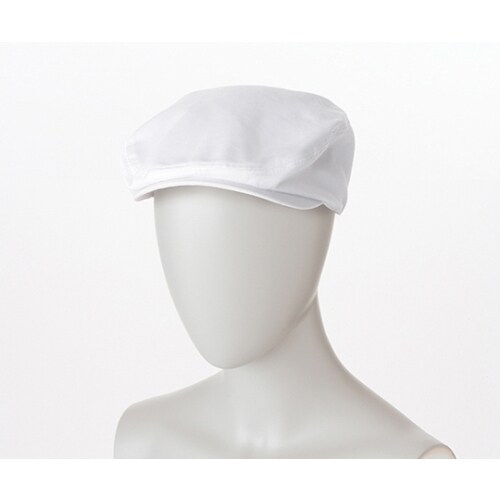 9ー897 ハンティングキャップ白フリー