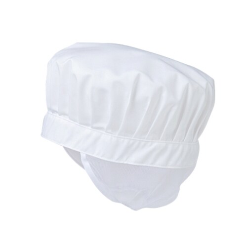 コックベレー帽たれ付 白 9ー915