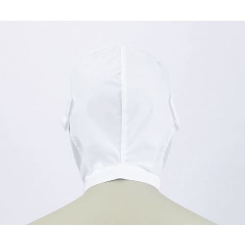 ショート頭巾帽子 白 9ー924