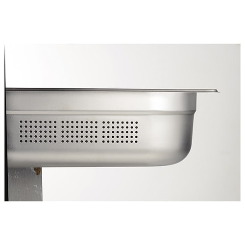 ステンレスGNパン(穴明) 1/2 100mm