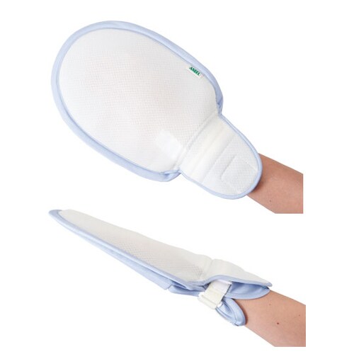 フラット安心ミトン(2コ入) サックス