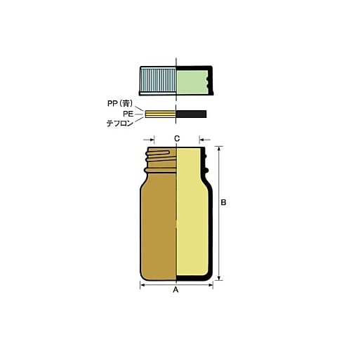 軽量規格瓶(褐色)No.4 本体 100本
