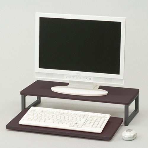 キ−ボ−ドスライダ− ダーク木目