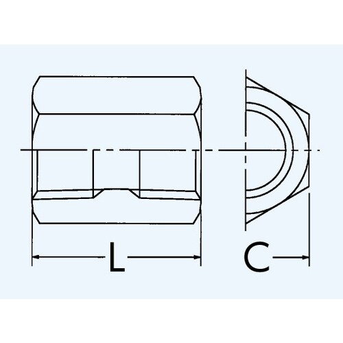 ステンレス六角ソケット V6S−4 1/2