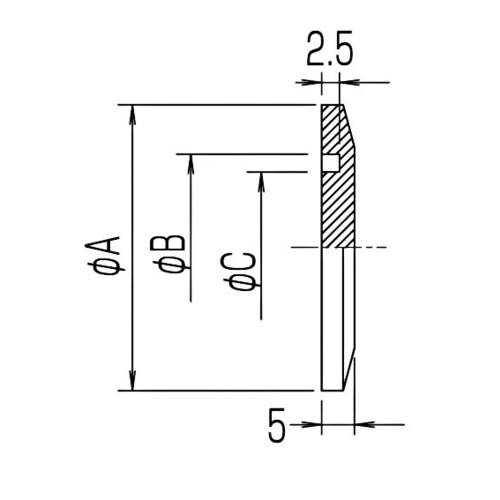 ブランクフランジ ALS−16
