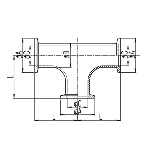 佐藤真空 T字管 ALT−16