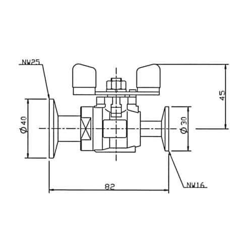 佐藤真空 簡易ストップバルブ BV1625A