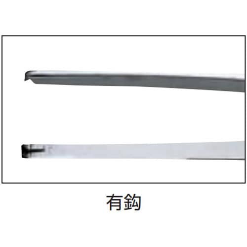ピンセット 併式・細筋・有鈎 230mm
