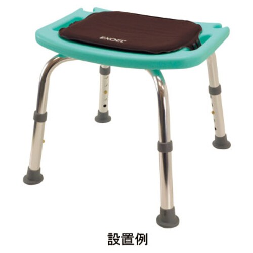 エクスジェル浴室クッション ブラウン