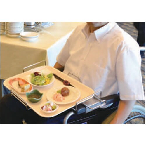車いす用バイキングトレーホルダー