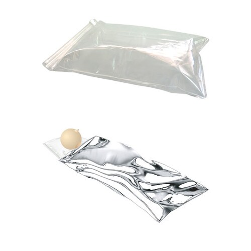 空気枕付 防災アルミ蒸着寝袋