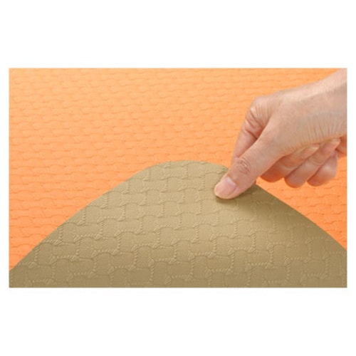 立ち上がりトイレマット オレンジ