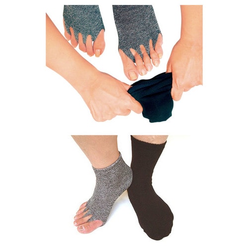 指ぬき健康ソックス M サーモンピンク