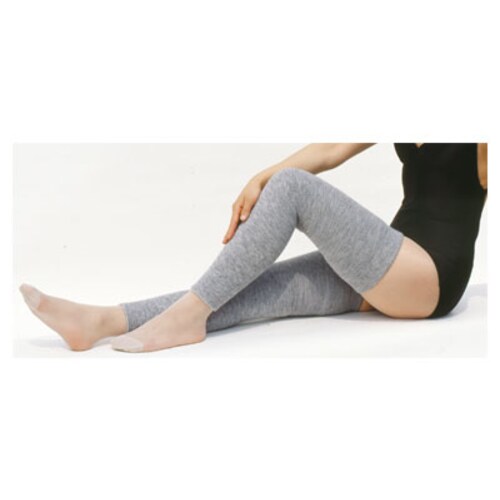 ひざ保温ロングカバーセラムA グレー