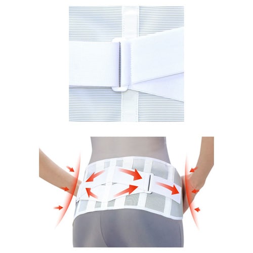 中山式 腰椎医学コルセット 滑車式スリムライト3L