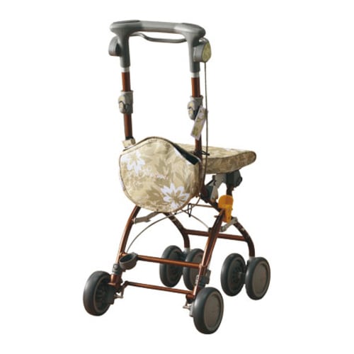 安寿 シルバーカー さんぽっぽ ベージュ