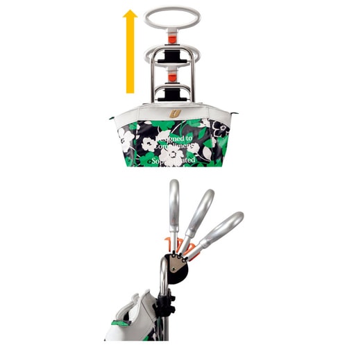 アップライン 花柄レッド