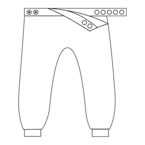 フドー ズボン S 水色