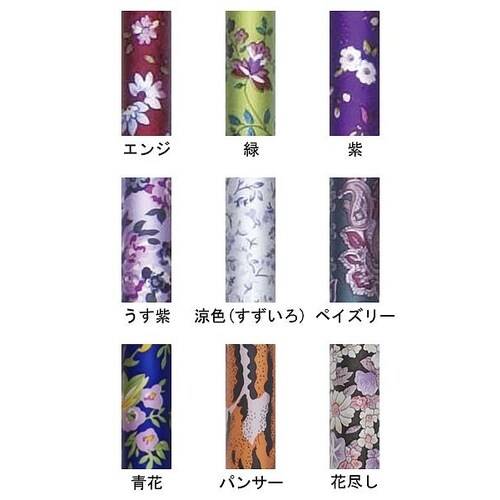 マスコットステッキ 伸縮タイプ 花尽し