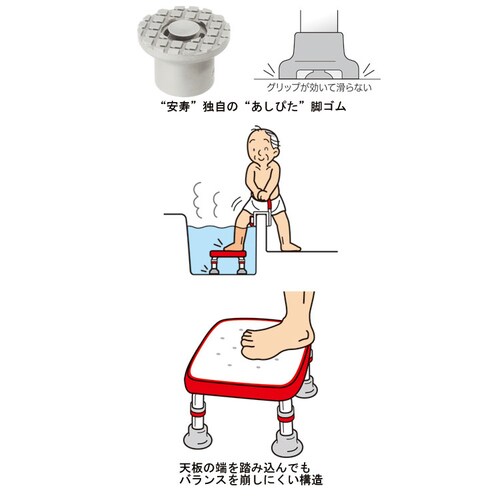 浴槽台Rあしぴた ソフトクッション 12−15