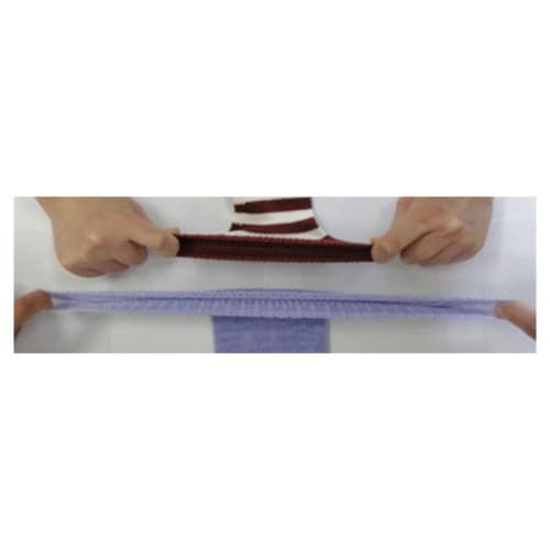 超ゆったりゴムかかとなしソックス LーLL 黒