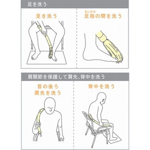 バナナカーブ ボディブラシ