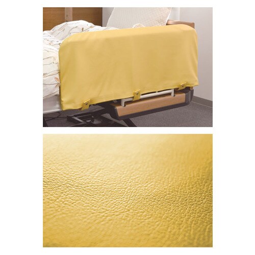 ベッドサイドレールカバー L イエロー